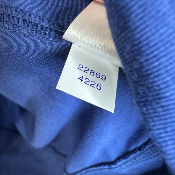 Southern Tide Scuba Cowl Neck Pullover Casual Blue Cotton Preppy Men's Sz Medium - Picture 9 of 9